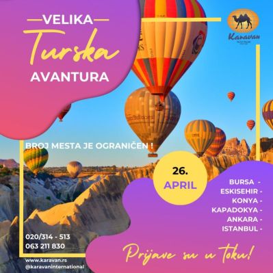 VELIKA TURSKA TURA  APRIL/ MAJ 2024 KAPADOKIJA